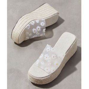 Daisy Espadrille platforms